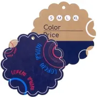 Этикетка картонная на заказ Carta, М Этикетка картонная на заказ Carta, М