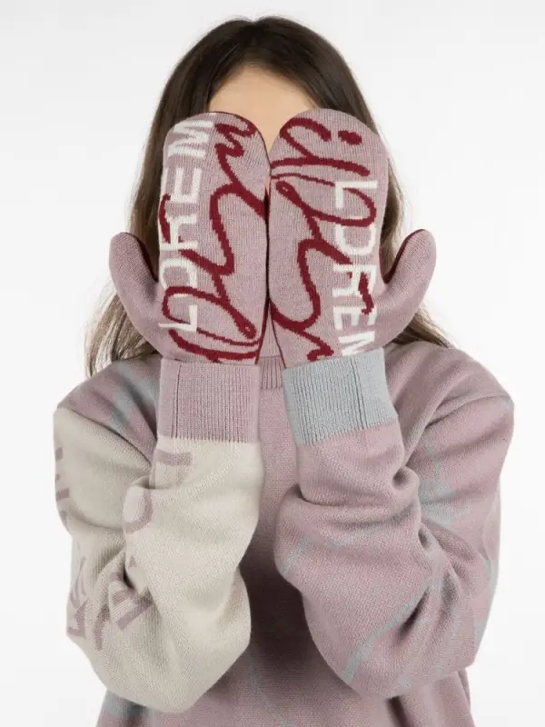 Варежки на заказ Mani, полушерсть, размер M