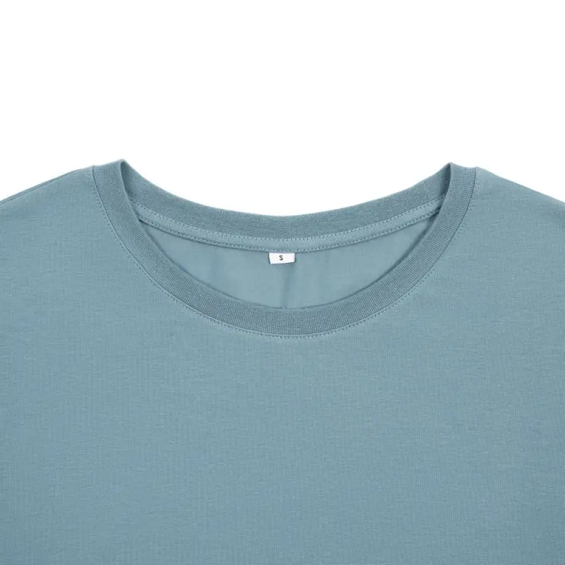 Футболка унисекс оверсайз Crosstown, серо-зеленая, размер S