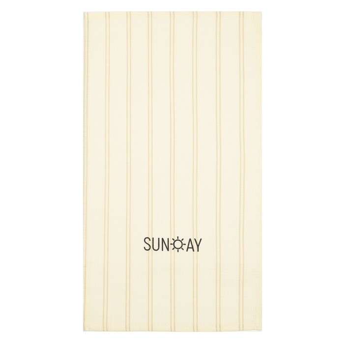 Полотенце Доляна Sunday 35х60 см, 100% хл, вафля 160 г/м2