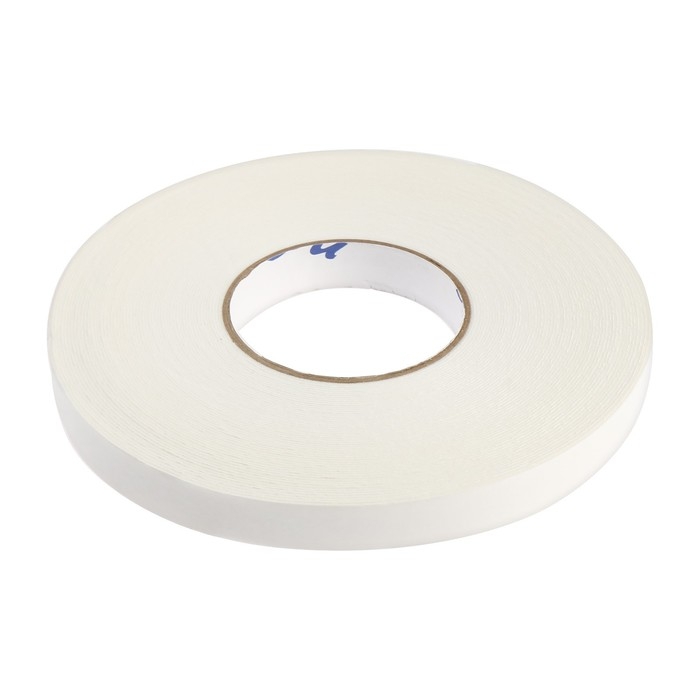 Лента двусторонняя ТУНДРА, клейкая, на вспененной основе, 800 мкм, 19 мм х 25 м Лента двусторонняя ТУНДРА, клейкая, на вспененной основе, 800 мкм, 19 мм х 25 м