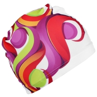 Шапочка для плавания взрослая ONLYTOP Swim, тканевая, обхват 54-60 см Шапочка для плавания взрослая ONLYTOP Swim, тканевая, обхват 54-60 см