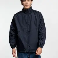 Ветровка из нейлона Surf 210 темно-синяя (navy), размер L