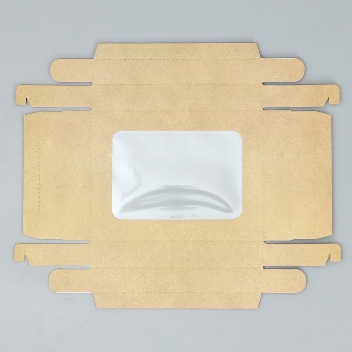 Коробка подарочная, упаковка, &laquo;Под крафт&raquo; 16.5 х 12.5 х 5 см