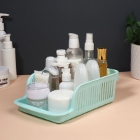 Органайзер для хранения косметических принадлежностей &laquo;Prestige&raquo;, 2 секции, 23 &times; 16,1 см, цвет мятный