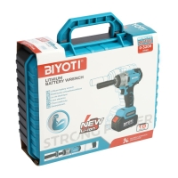 Гайковерт аккумуляторный BIYOTI BYT-CEW01, 20 В, 2х3 Ач, 350 Нм, 3 режима, 3200 уд/мин Гайковерт аккумуляторный BIYOTI BYT-CEW01, 20 В, 2х3 Ач, 350 Нм, 3 режима, 3200 уд/мин