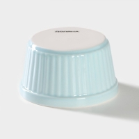 Рамекин из жаропрочной керамики Доляна «Нюд», 200 мл, 9×5 см, цвет голубой Рамекин из жаропрочной керамики Доляна «Нюд», 200 мл, 9×5 см, цвет голубой