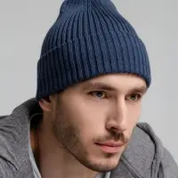 Шапка Stout, синий меланж