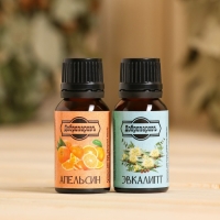 Набор эфирных масел эвкалипт, апельсин "Добропаровъ", 2 шт по 17 мл Набор эфирных масел эвкалипт, апельсин "Добропаровъ", 2 шт по 17 мл
