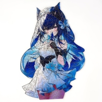 Пазлы деревянные фигурный «Аниме девушка», 155 элементнов Пазлы деревянные фигурный «Аниме девушка», 155 элементнов