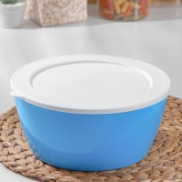 Чаша с крышкой, 3 л, цвет МИКС Чаша с крышкой, 3 л, цвет МИКС