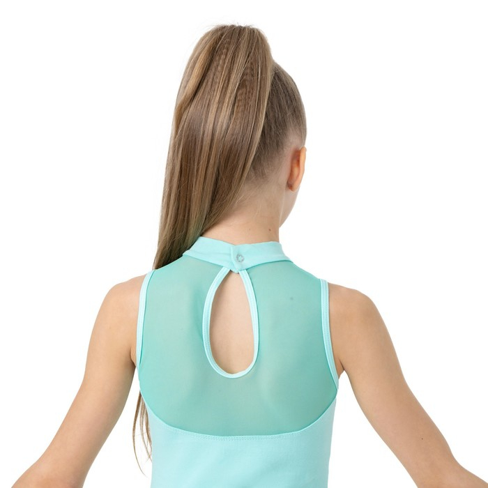 Купальник для гимнастики и танцев Grace Dance, р. 28, цвет ментоловый