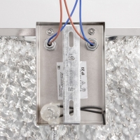 Бра "Глория" 1х60Вт Е14 Хром 20х12х32см