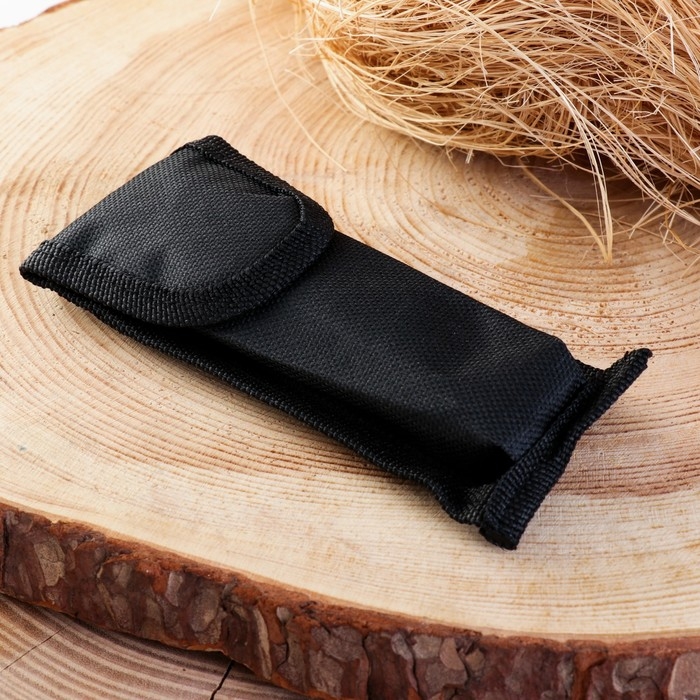 Нож двухклинковый складной Нож двухклинковый складной "Флиппер" 20,3см, клинок 87мм/2,2мм+ фонарик