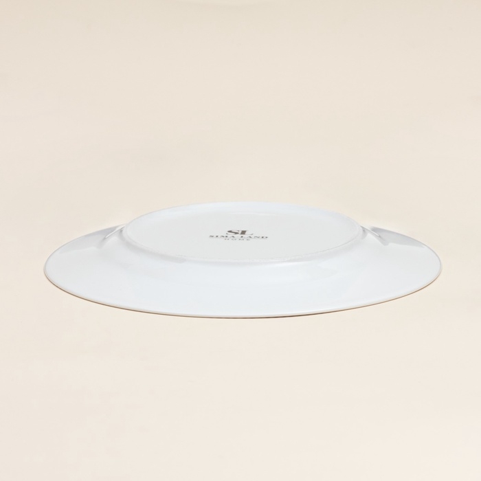 Тарелка новогодняя SL Home «Прекрасное время», d=20 см, обеденная, фарфор Тарелка новогодняя SL Home «Прекрасное время», d=20 см, обеденная, фарфор