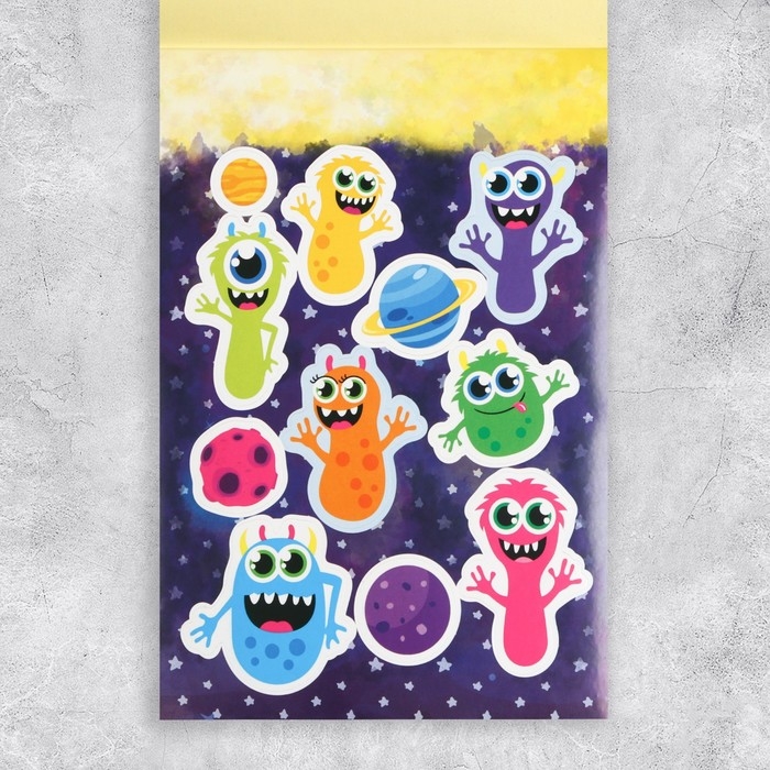 Наклейки детские, альбом 8 листов, &laquo;Милые зверушки&raquo;, 11 х 16 см