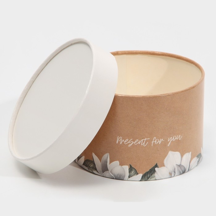 Набор шляпных коробок 3 в 1, упаковка подарочная, &laquo;Цветочный&raquo;, 16 х 10, 14 х 9, 13 х 8,5 см