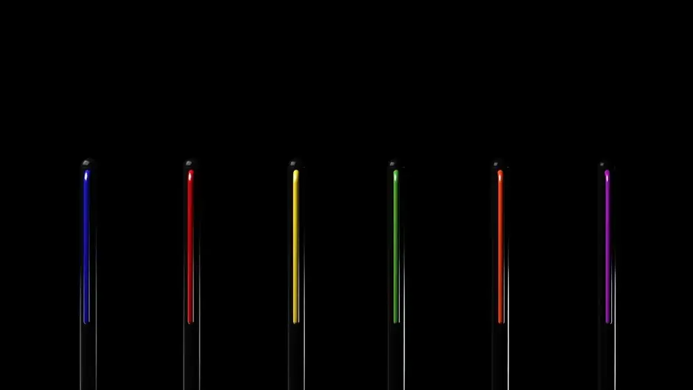 Шариковая ручка GrafeeX в чехле, черная с красным