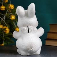 Копилка "Радостный заяц" серый, 21см Копилка "Радостный заяц" серый, 21см