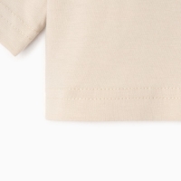 Футболка детская укороченная KAFTAN "Сердечки", р. 28 (86-92 см), бежевый Футболка детская укороченная KAFTAN "Сердечки", р. 28 (86-92 см), бежевый