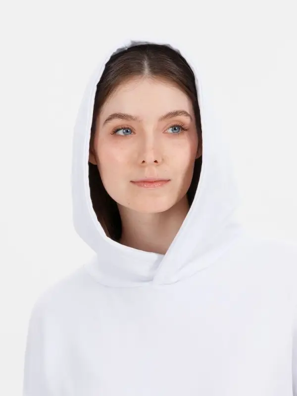 Худи оверсайз унисекс Outshine, белое, размер XS/S