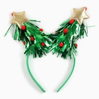 Карнавальный набор &laquo;Яркая ёлочка&raquo;, рост 104-110 см, платье, ободок