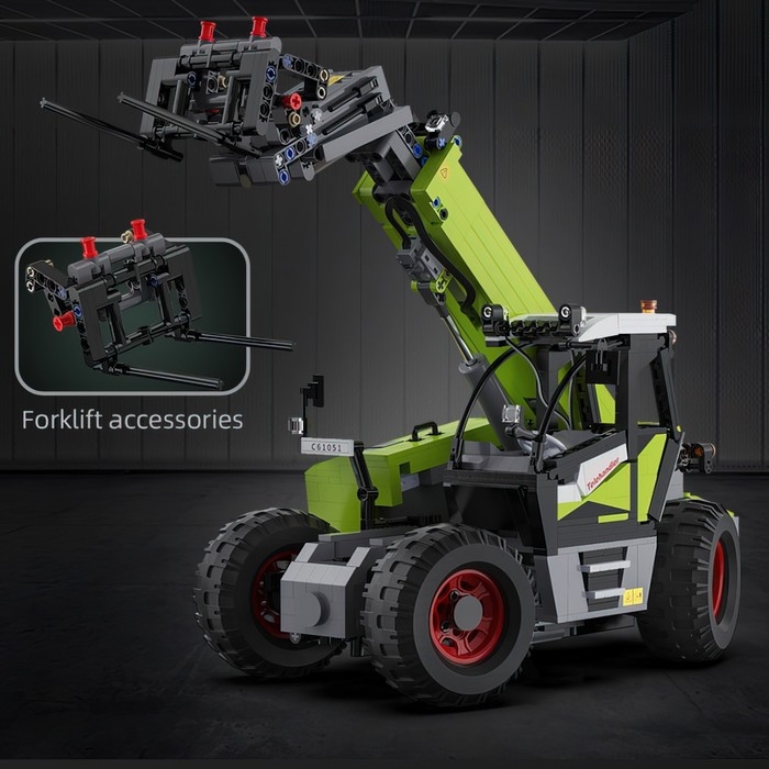 Конструктор &laquo;Техно. Фермерский погрузчик&raquo;, радиоуправляемый, 1469 деталей