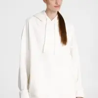 Худи унисекс H2, молочно-белое, размер M/L