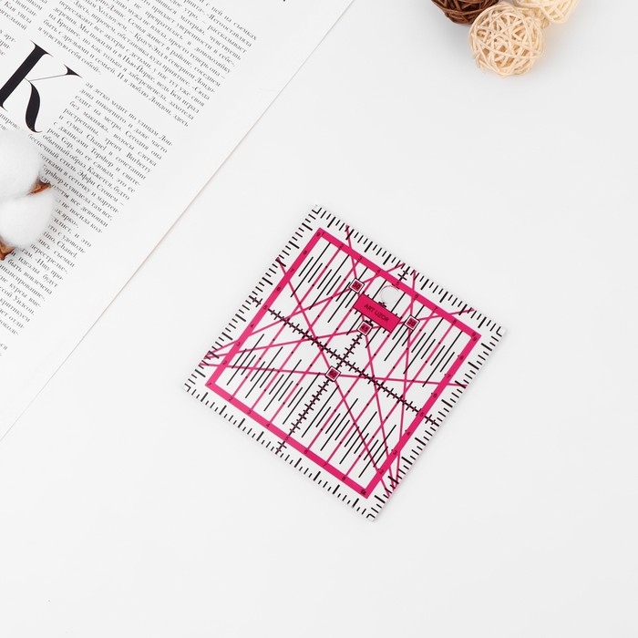 Набор линеек для квилтинга и пэчворка 30×30/25×25/15×15/10×10 см, толщина 3 мм Набор линеек для квилтинга и пэчворка 30×30/25×25/15×15/10×10 см, толщина 3 мм