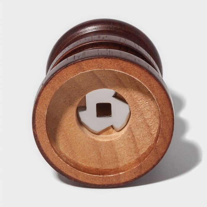 Мельница для специй Доляна &laquo;Эстет&raquo;, 22&times;5,5 см, керамический механизм, дуб