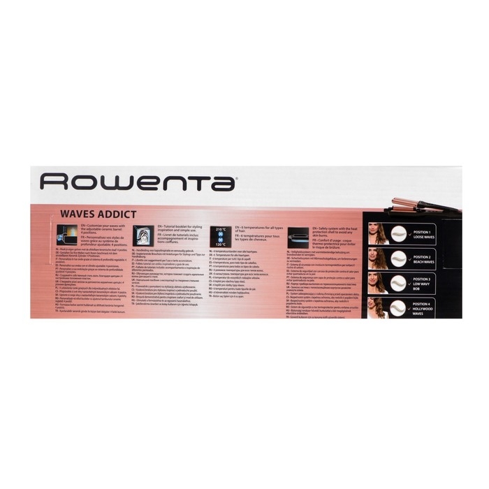 Мультистайлер Rowenta CF4711F0, 4 в 1, керамическое покрытие, 120-210°C, шнур 1.8 м Мультистайлер Rowenta CF4711F0, 4 в 1, керамическое покрытие, 120-210°C, шнур 1.8 м