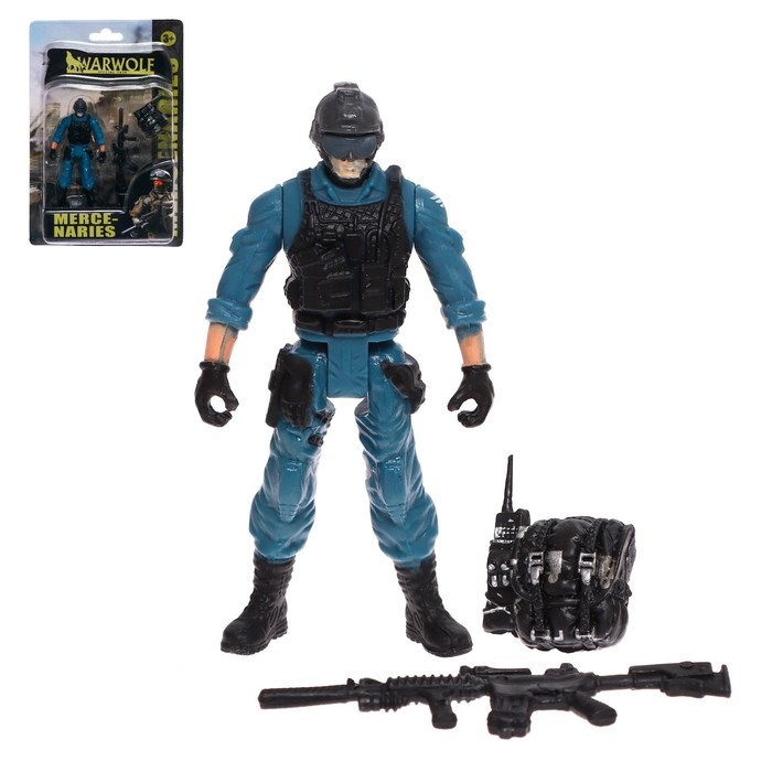 Фигурка героя «Отряд альфа», с аксессуарами, 10х5 см, МИКС Фигурка героя «Отряд альфа», с аксессуарами, 10х5 см, МИКС