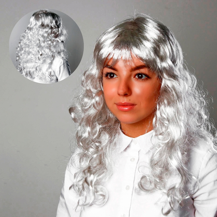 Карнавальный парик &laquo;Блондинка&raquo;, кудрявые концы, 120 г