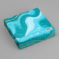 Коробка подарочная новогодняя складная &laquo;Волшебство&raquo;, 20 х 18 х 5 см, БЕЗ ЛЕНТЫ, Новый год