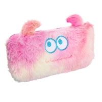 Пенал школьный меховой на молнии Calligrata "Монстрики", микс Пенал школьный меховой на молнии Calligrata "Монстрики", микс