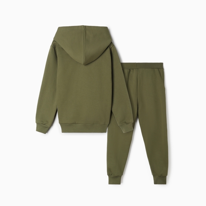 Комплект детский (толстовка,брюки) НАЧЁС, цвет хаки, рост 122 см