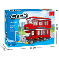 Конструктор «Двухэтажный автобус», 282 детали Конструктор «Двухэтажный автобус», 282 детали