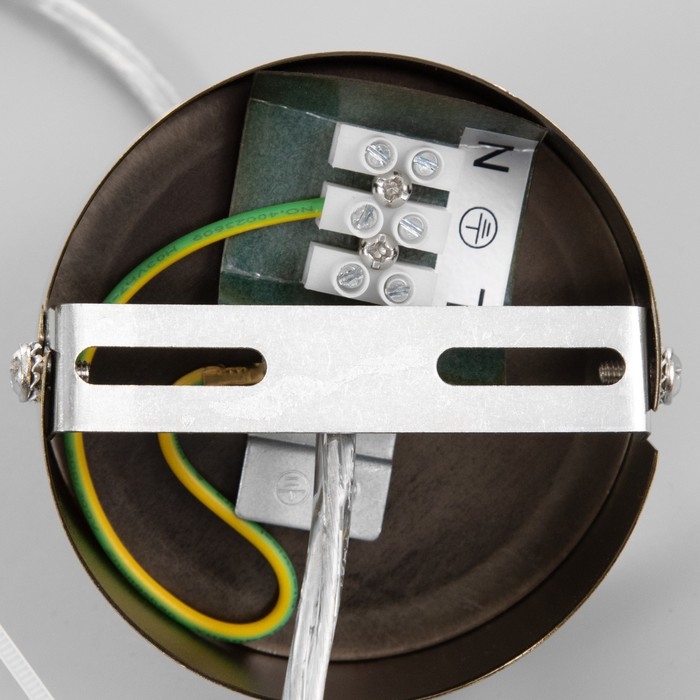 Светильник подвесной "Лофт" 1х25Вт Е27 Бронза 12х116х11