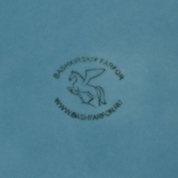 Тарелка мелкая &laquo;Акварель&raquo;, d=24 см, цвет голубой