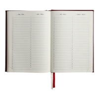 Ежедневник недатированный A5, 160 листов, deVENTE.Symbol, твёрдая обложка из искусственной кожи с поролоном, золотой срез, блок 70 г/м2, бордовый