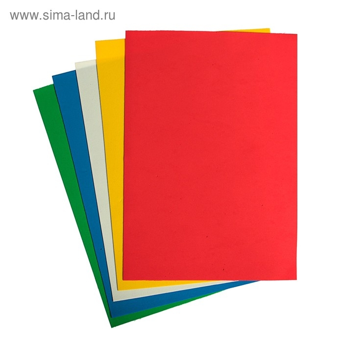 Фоамиран цветной, набор А4, 1 мм, deVENTE, 5 листов х 5 цветов Фоамиран цветной, набор А4, 1 мм, deVENTE, 5 листов х 5 цветов