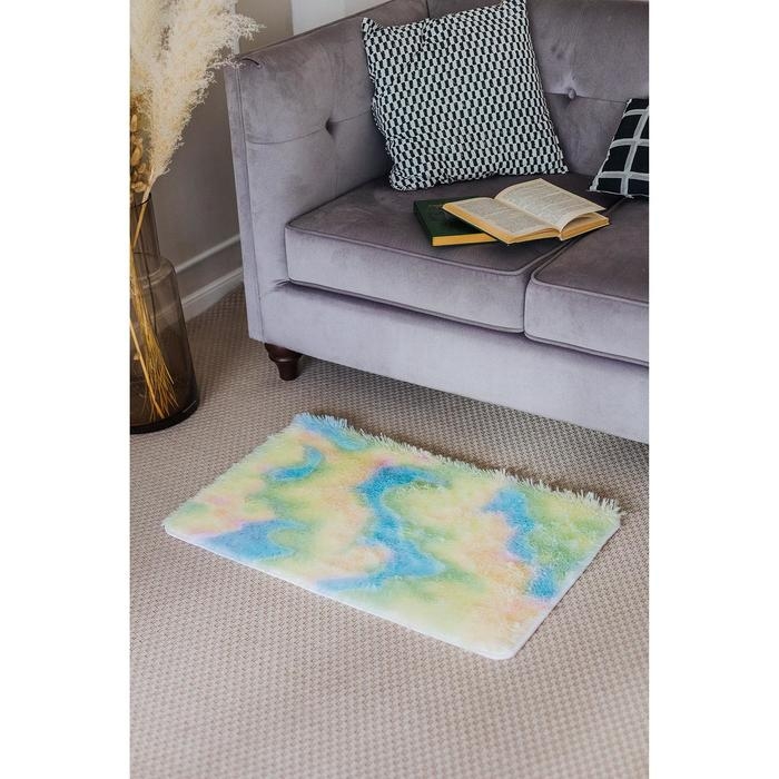 Коврик для ванной Доляна &laquo;Пушистик. Единорог&raquo;, 50&times;80 см