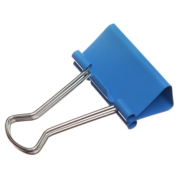 Набор зажимов для бумаг пастель 51мм, 12 штук, 4 цвета, в картонной коробке Набор зажимов для бумаг пастель 51мм, 12 штук, 4 цвета, в картонной коробке