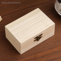 Шкатулка дерево для росписи "Прямоугольная" 7,4х11,5хх4,7 см