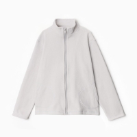 Джемпер флисовый детский, цвет светло-серый, рост 140 см Джемпер флисовый детский, цвет светло-серый, рост 140 см