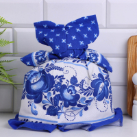 Грелка на чайник &laquo;Барыня&raquo;, средняя, гжель