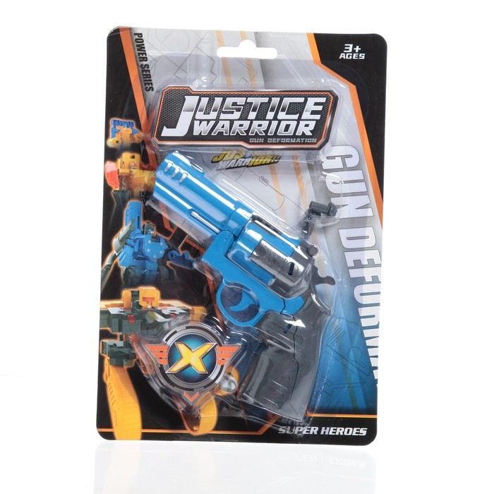 Робот &laquo;Револьвер&raquo;, трансформируется, цвета МИКС