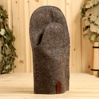 Набор банный "Старший по бане" шапка, коврик, рукавица Набор банный "Старший по бане" шапка, коврик, рукавица