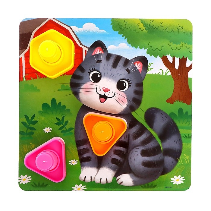 Конструктор &laquo;Болты и гайки&raquo;, 10 карточек, зверята