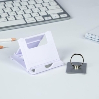 Подарочный набор «Прекрасной тебе»: подставка для телефона и кольцо на чехол Подарочный набор «Прекрасной тебе»: подставка для телефона и кольцо на чехол